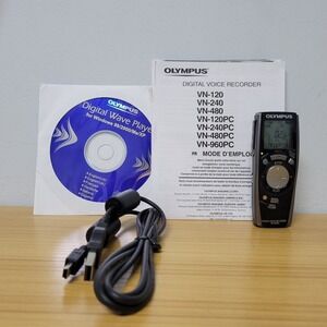 Olympus VN-960PC 128 MB, 16.5 Hours Handheld Digital Voice Recorder Preowned